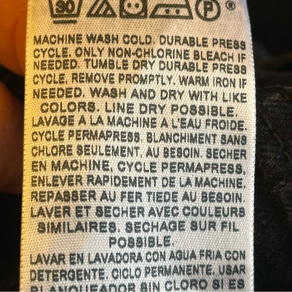 LEVIS 505 Jeans Straight Leg Black Women’s  Size 10M denim - Picture 10 of 11